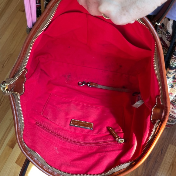 EXC cognac color tote Dooney & Bourke - Picture 6 of 8